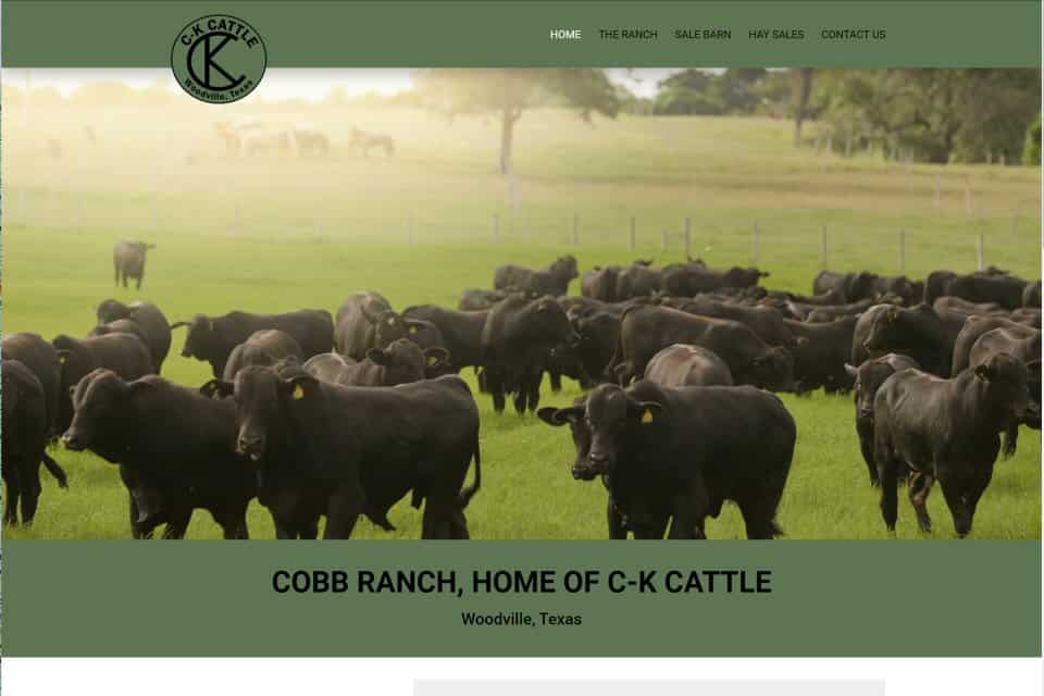 Cobb Ranch, Home of C-K Cattle by North Houston Tandem, Inc.