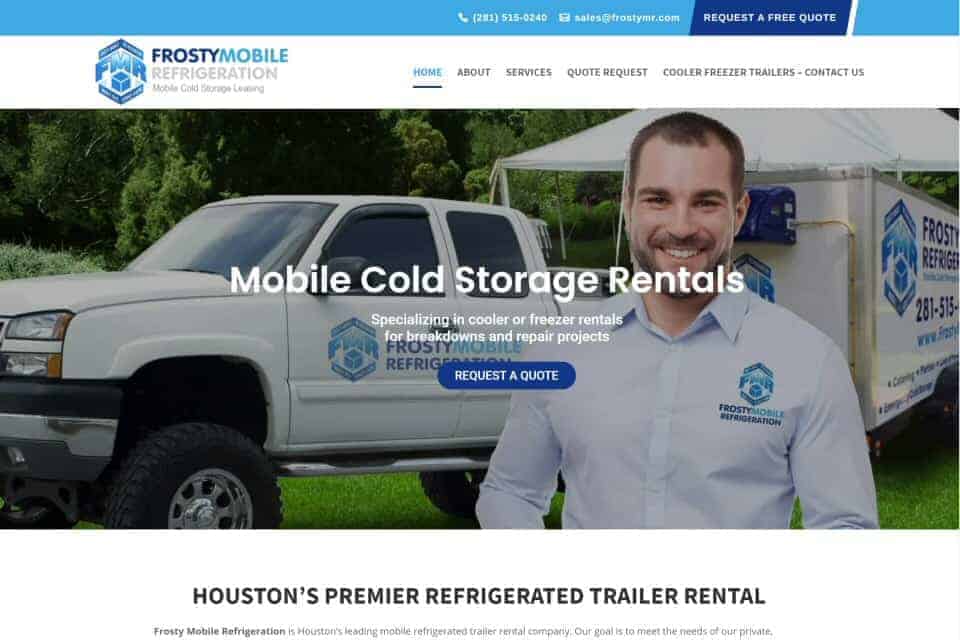 Frosty Mobile Refrigeration by North Houston Tandem